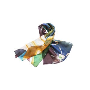 Silk Scarf with Logo